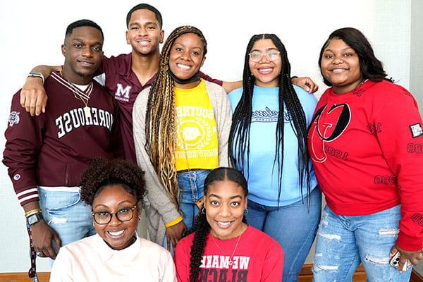 Group of student attendees at the 2022 AHA HBCU Scholar Program Awards (© Larry McCormack)